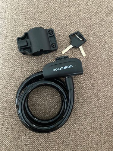 ROCKBROS Bicycle Ring Cable Lock photo review